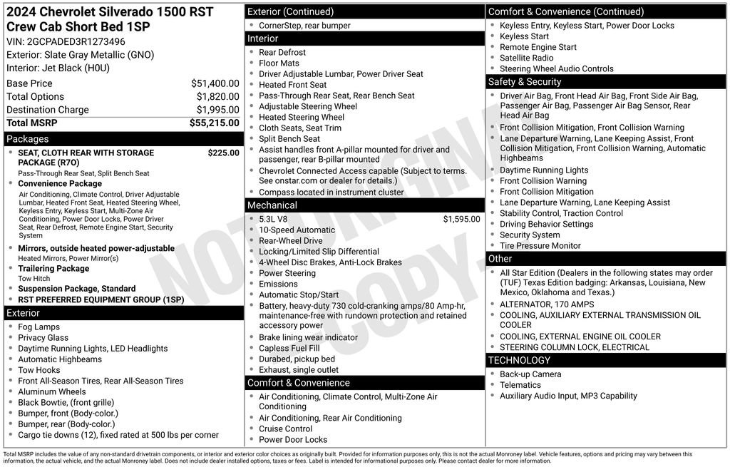 Used 2024 Chevrolet Silverado 1500 RST image 44