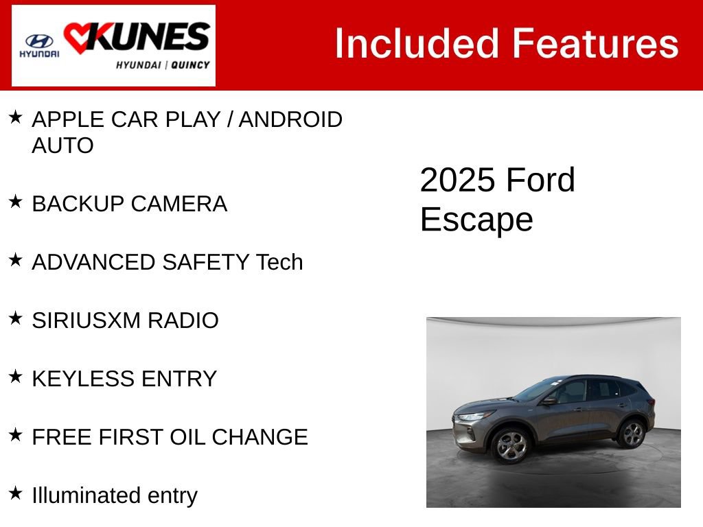 Used 2025 Ford Escape ST-Line AWD/4WD image 2