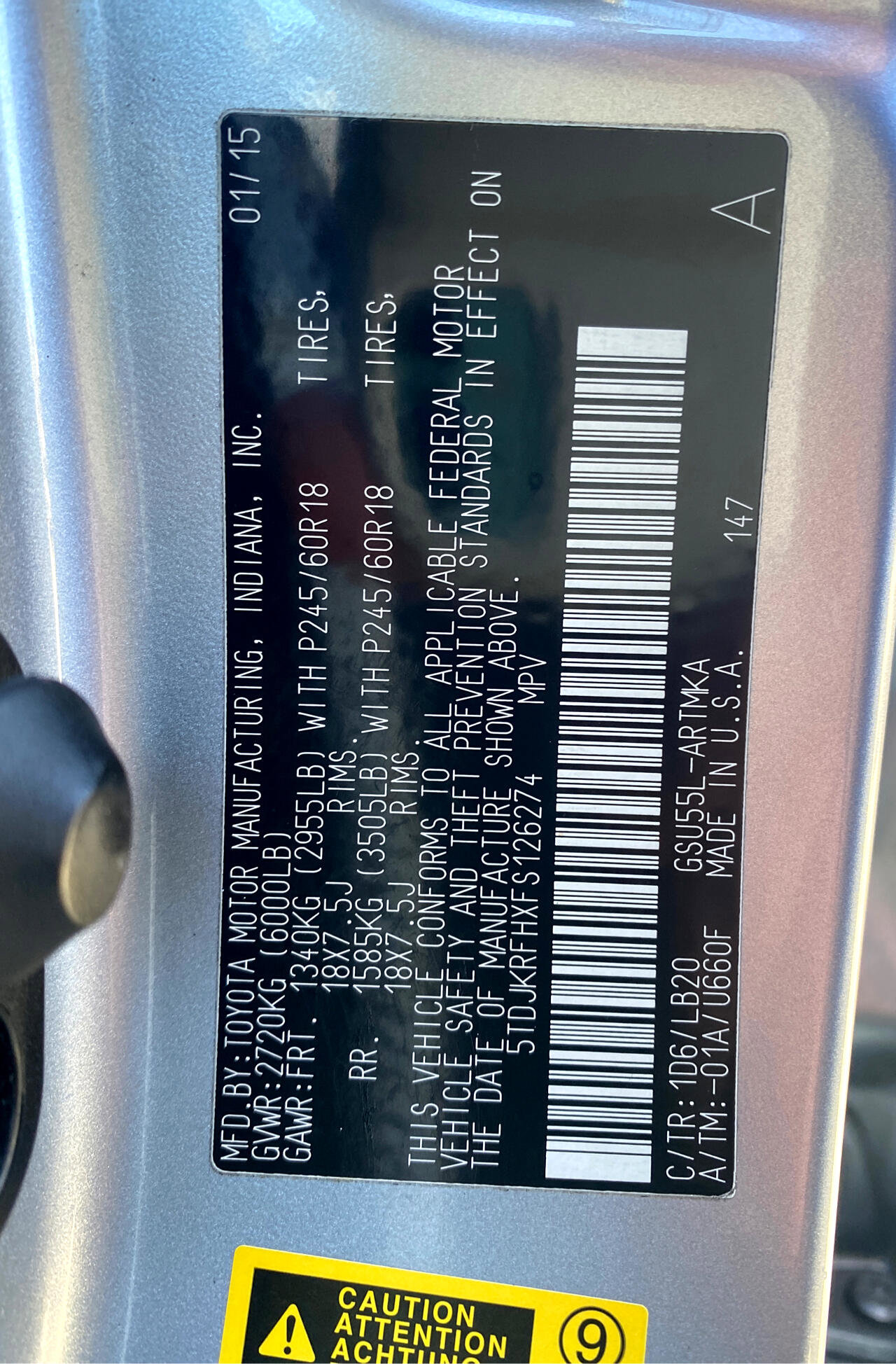 Used 2015 Toyota Highlander XLE image 23