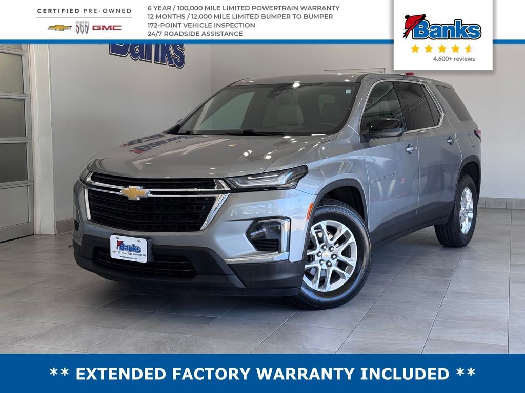 Certified 2023 Chevrolet Traverse LS AWD/4WD image 1