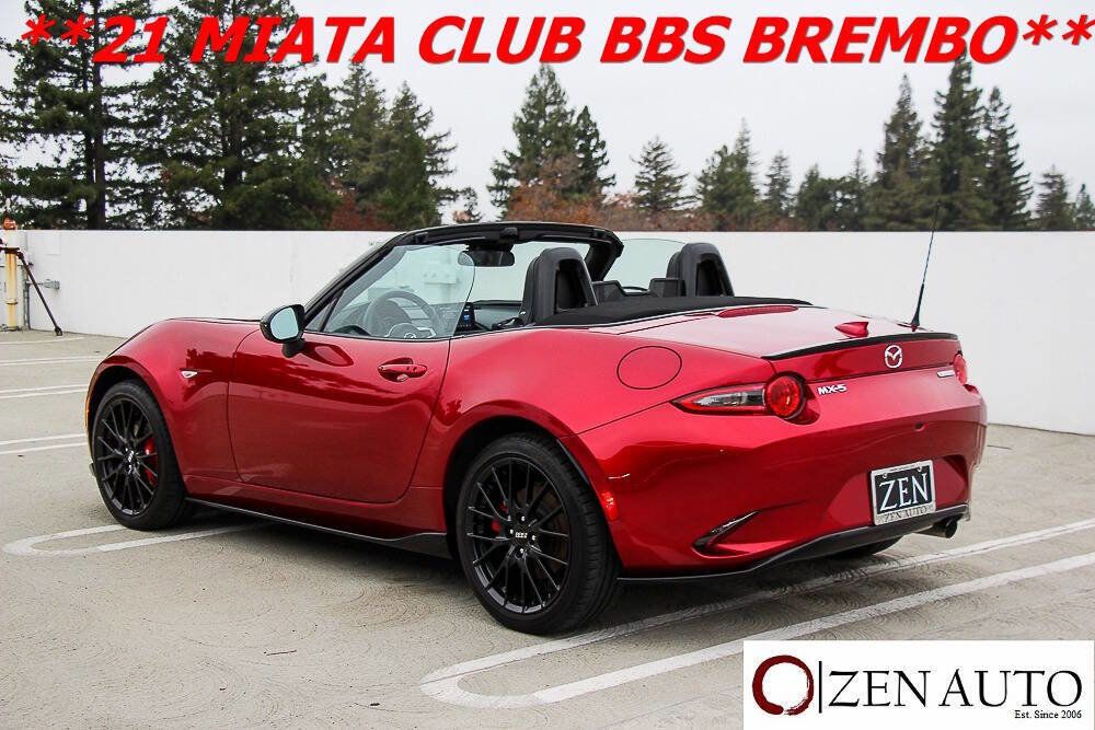 Used 2021 MAZDA MX-5 Miata Club w/ Brembo/BBS Recaro Package image 6
