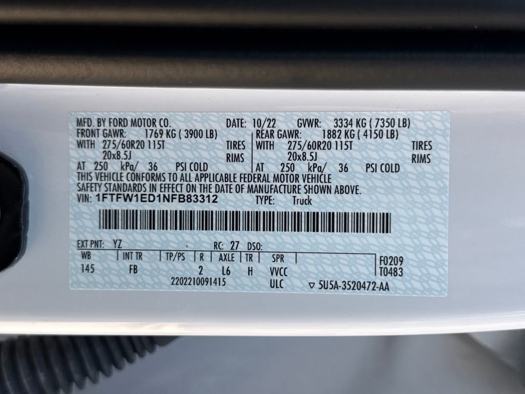 Used 2022 Ford F150 XLT w/ Equipment Group 302A High image 30