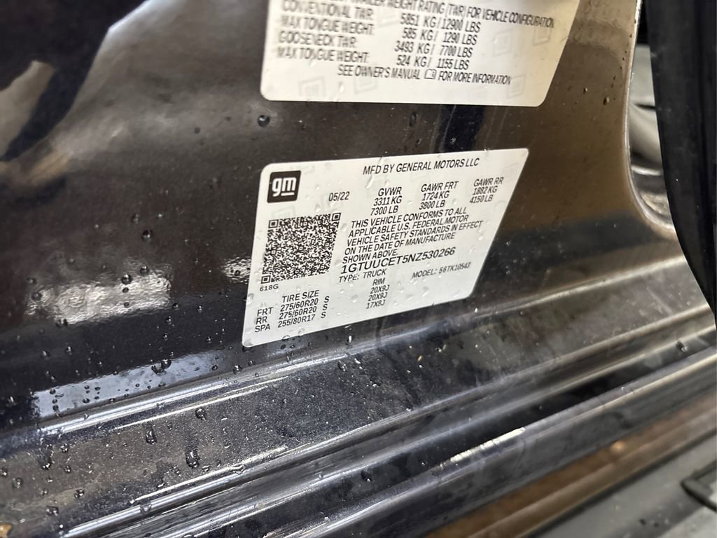 Used 2022 GMC Sierra 1500 Elevation w/ LPO, Elevation Black Package image 17