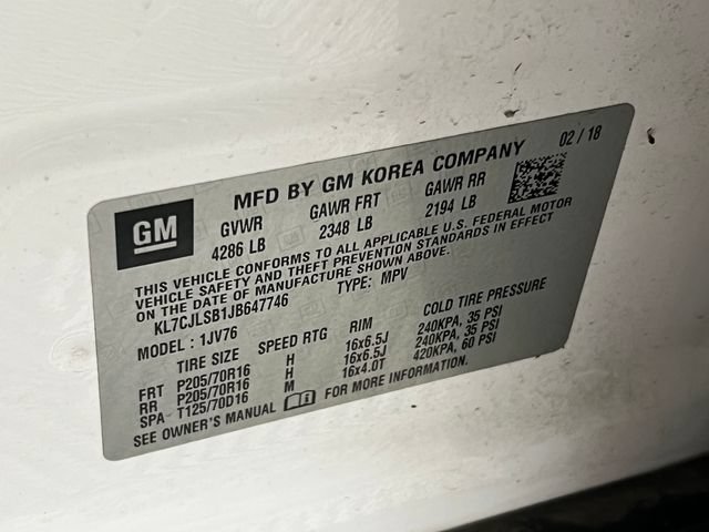 Used 2018 Chevrolet Trax LT w/ LT Convenience Package FWD image 27