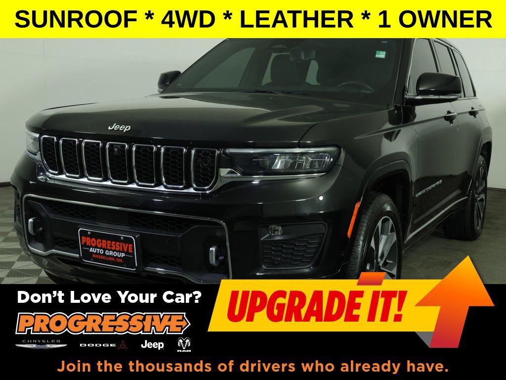 Used 2022 Jeep Grand Cherokee Overland w/ Adv Protech Group III AWD/4WD image 1