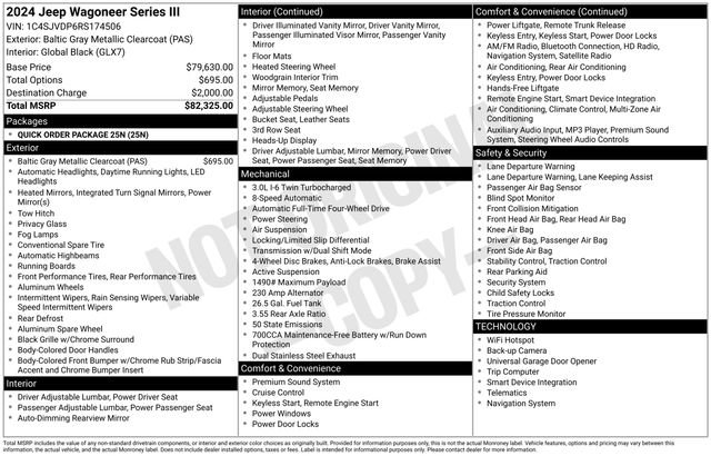 Used 2024 Jeep Wagoneer Series III image 20