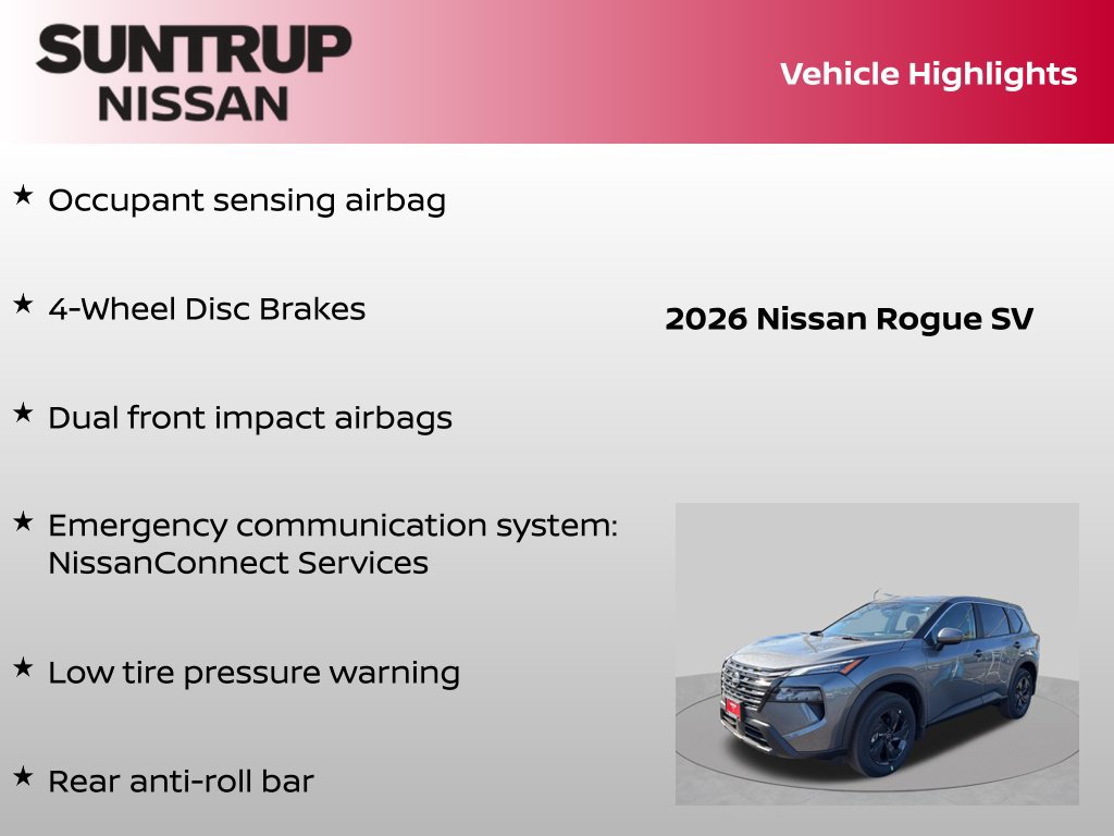 Certified 2026 Nissan Rogue SV AWD/4WD image 16