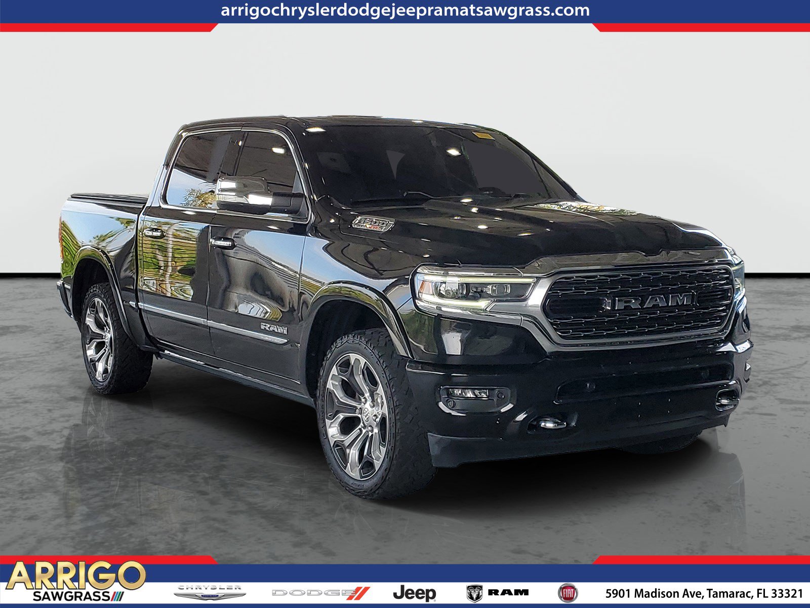 Used 2021 RAM 1500 Limited w/ Body Color Bumper Group AWD/4WD image 1