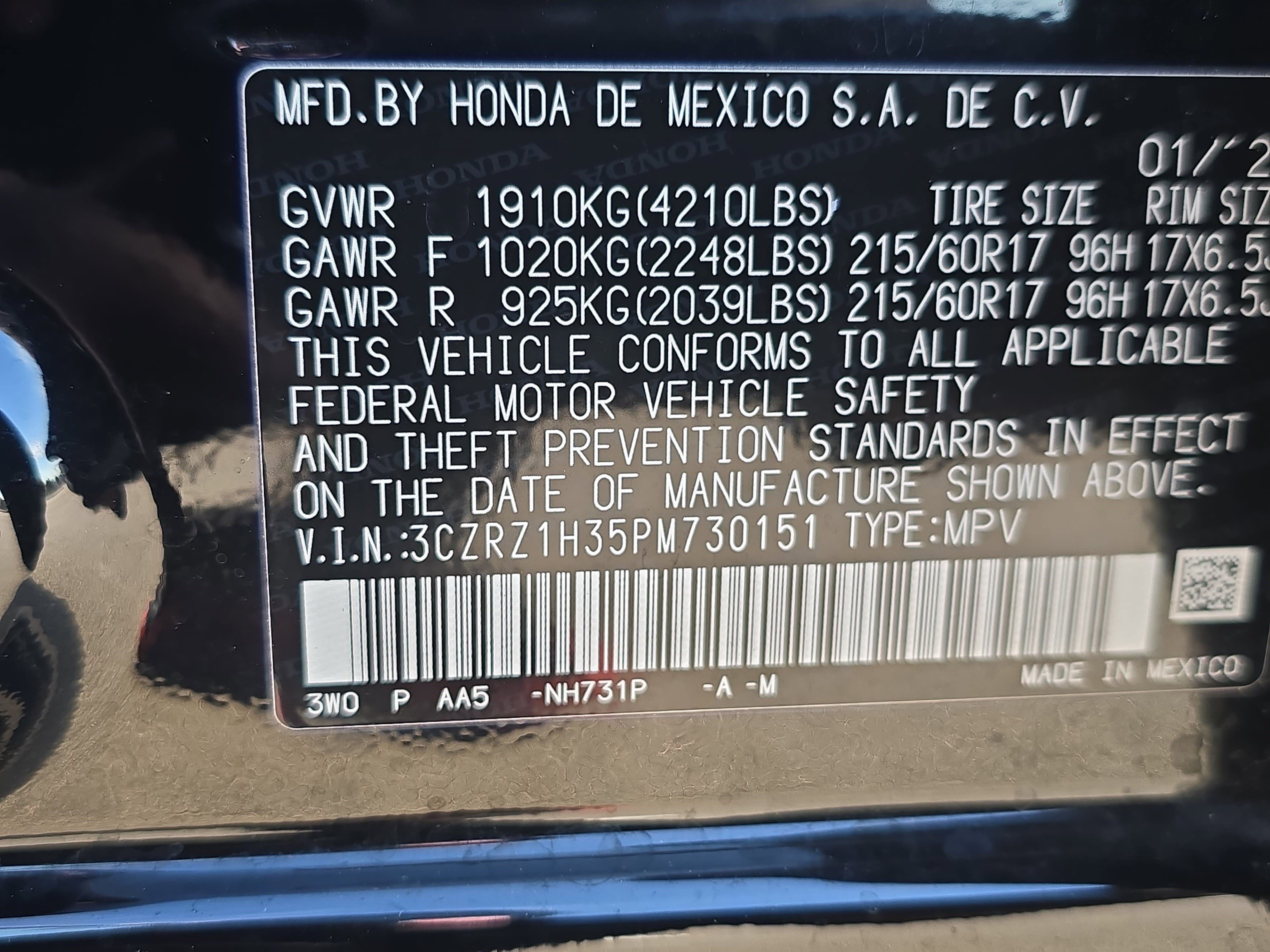 Used 2023 Honda HR-V LX image 36