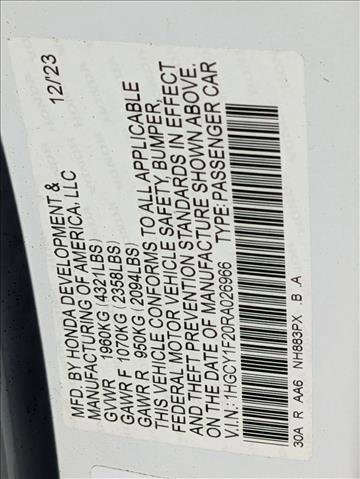 Used 2024 Honda Accord LX image 15