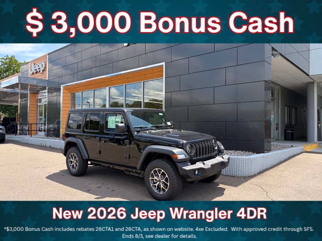 New 2026 Jeep Wrangler Unlimited Sport