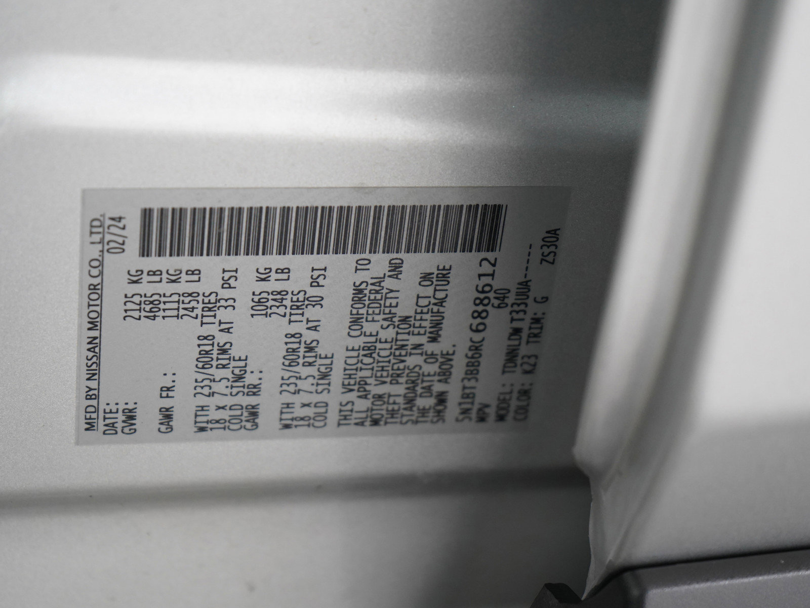 Used 2024 Nissan Rogue SV image 27