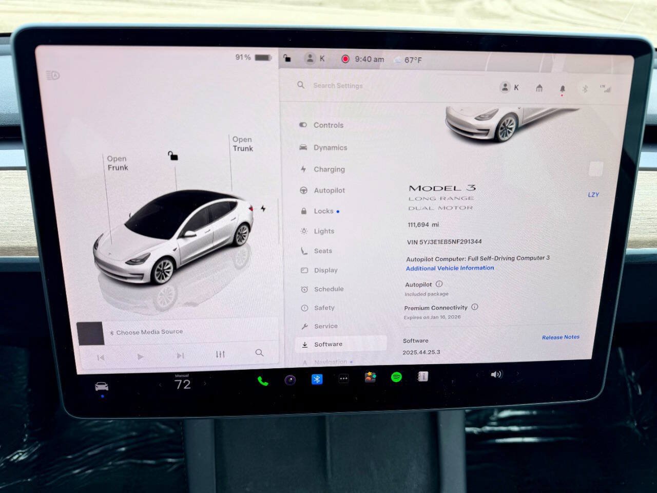 Used 2022 Tesla Model 3 Long Range AWD/4WD image 11