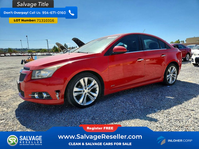 Used 2014 Chevrolet Cruze LTZ w/ Sun, Sound and Sport Package