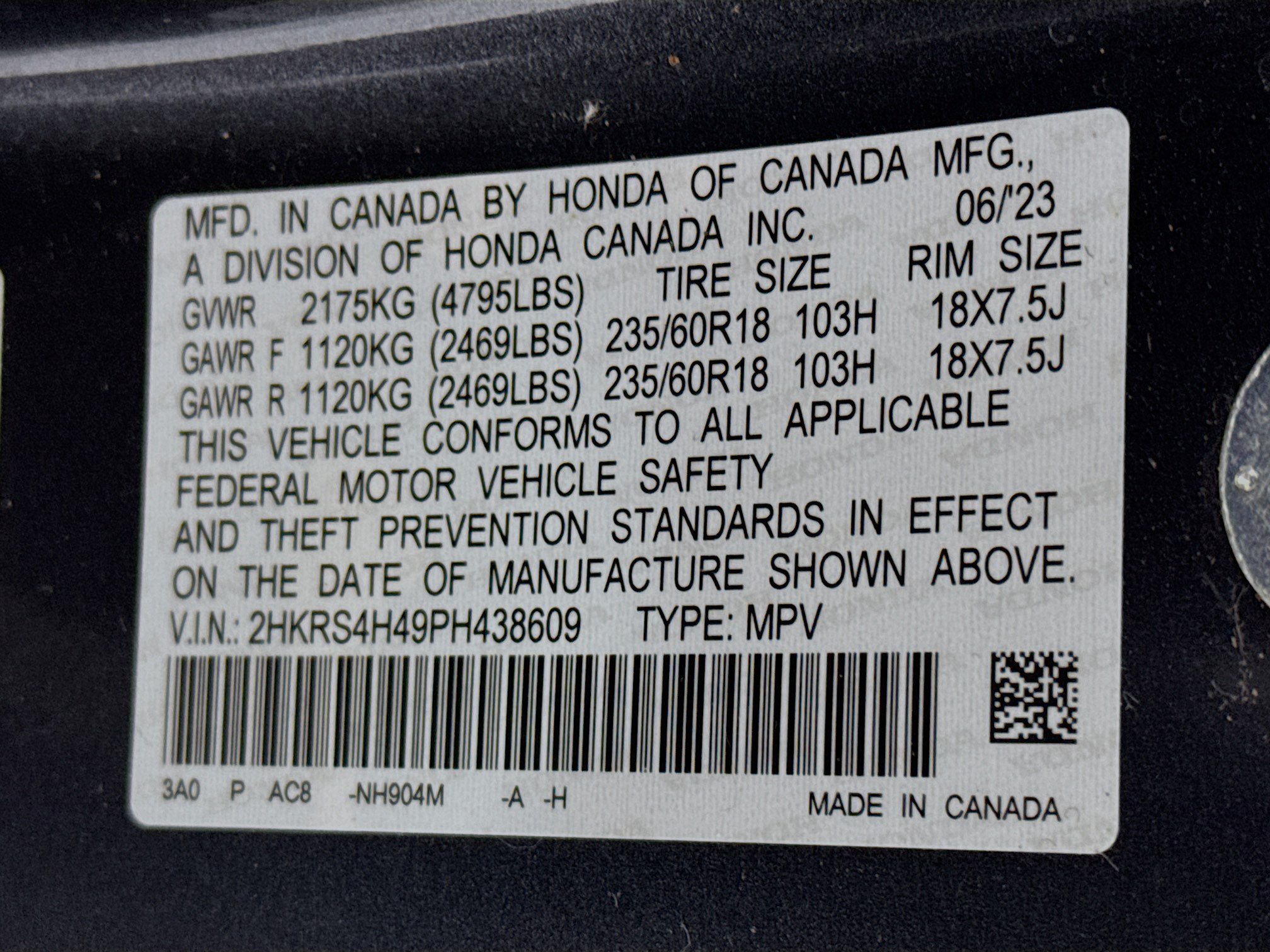 Certified 2023 Honda CR-V EX image 31