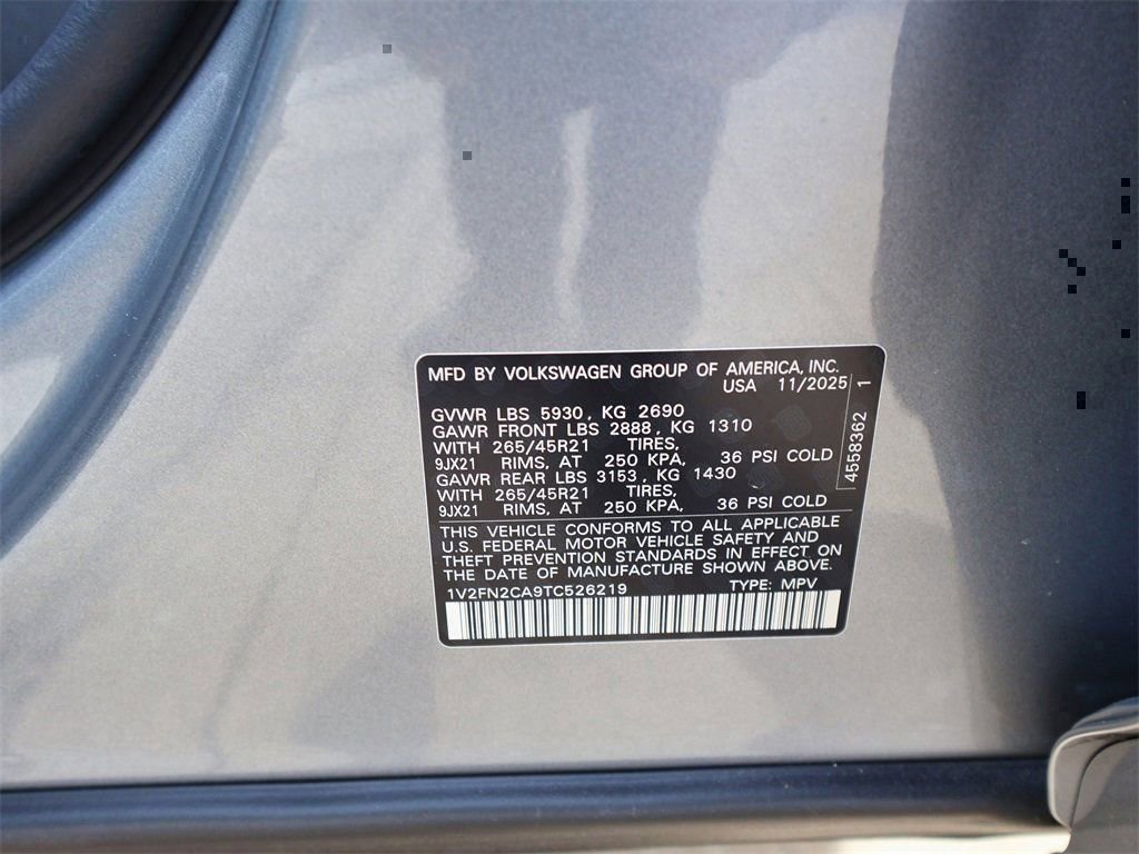 New 2026 Volkswagen Atlas SEL Premium R-Line image 35