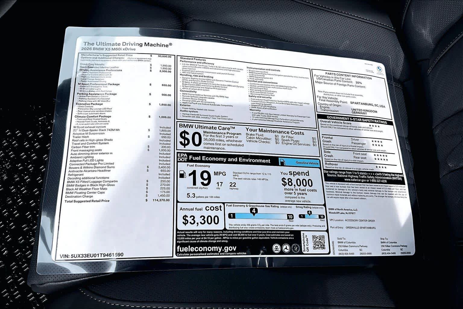 New 2026 BMW X5 M60i AWD/4WD image 19