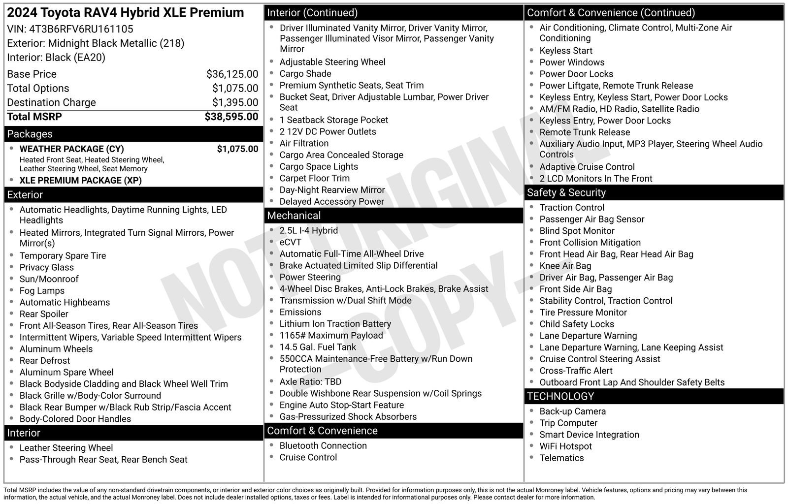 Used 2024 Toyota RAV4 XLE Premium w/ Weather Package image 42