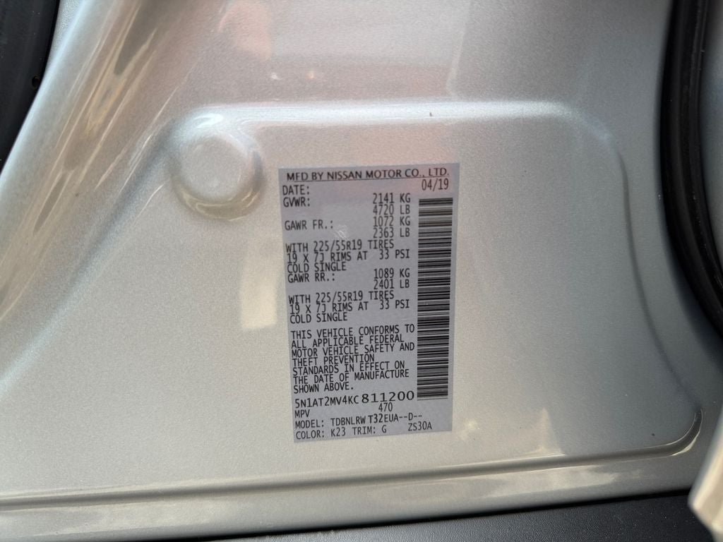 Used 2019 Nissan Rogue SL AWD/4WD image 36