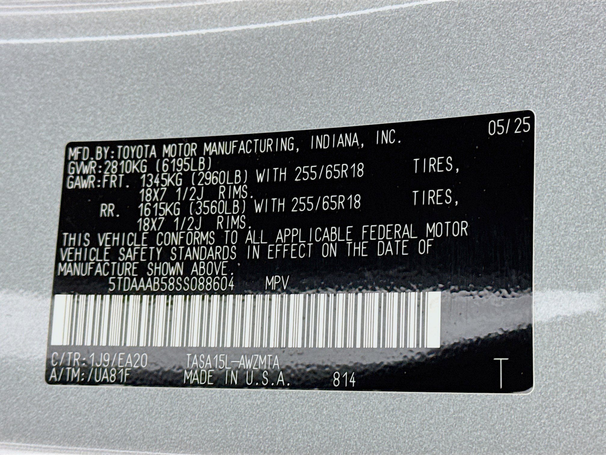 Certified 2025 Toyota Grand Highlander AWD image 33