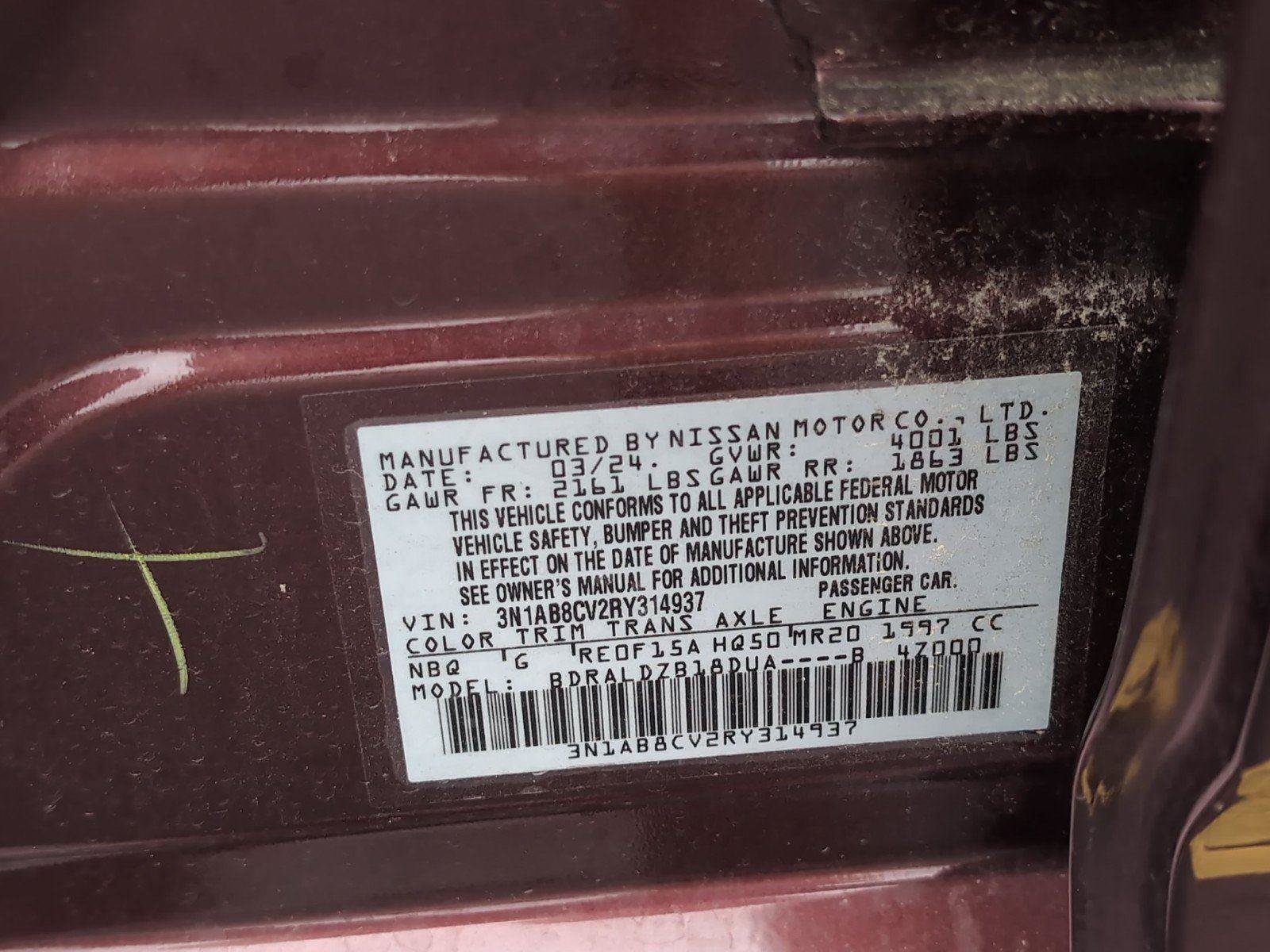 Used 2024 Nissan Sentra SV FWD image 13
