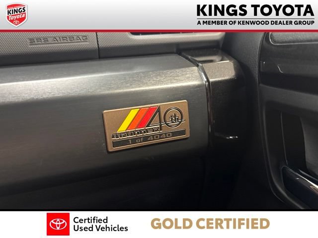 Certified 2023 Toyota 4Runner 40th Anniversary SE AWD/4WD image 24