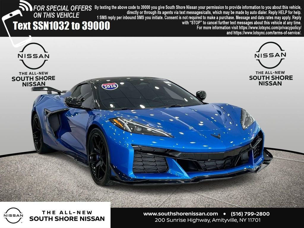 Used 2026 Chevrolet Corvette Z06 w/ Z07 Performance Package RWD image 1