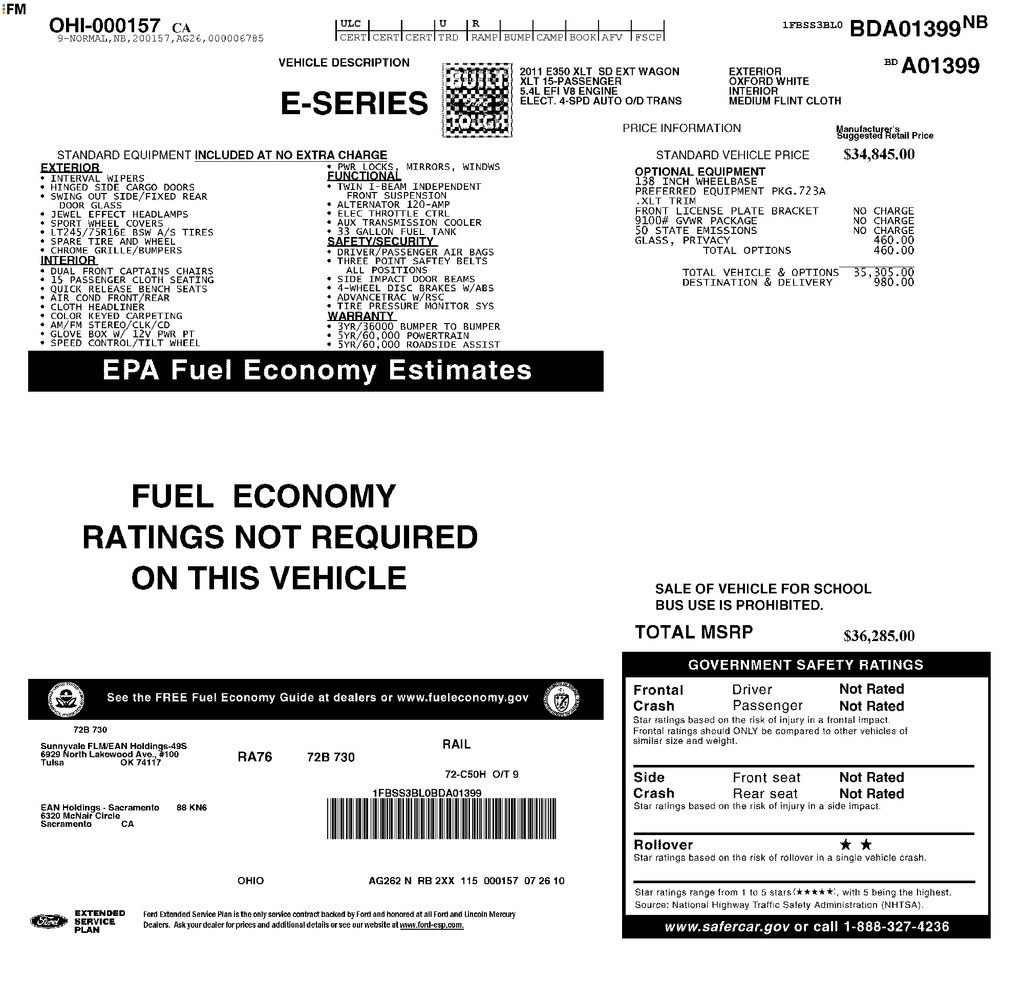 Used 2011 Ford E-350 and Econoline 350 XLT image 14
