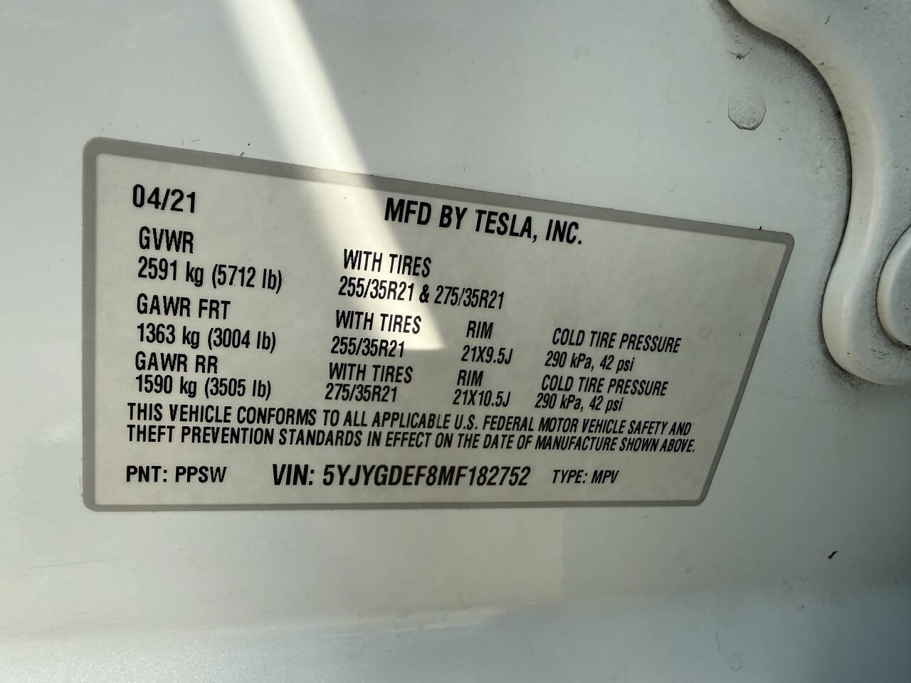 Used 2021 Tesla Model Y Performance AWD/4WD image 35
