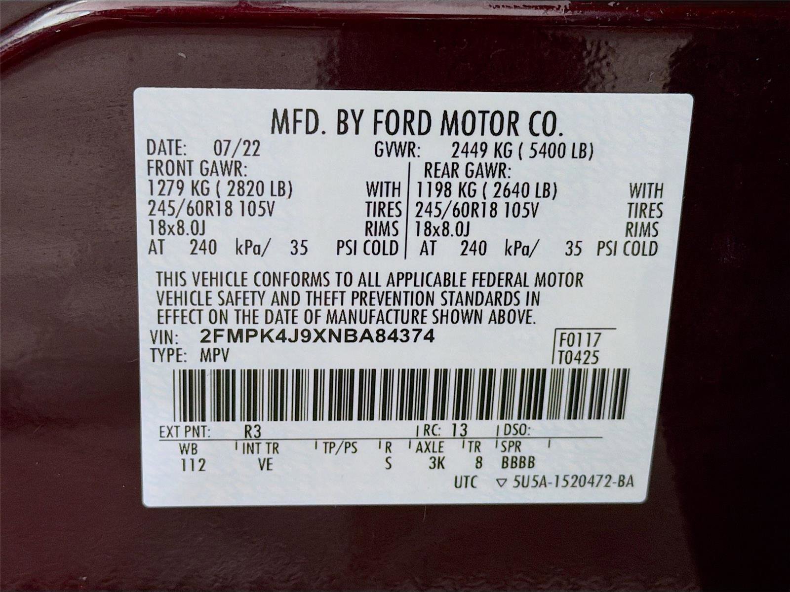 Used 2022 Ford Edge SEL AWD/4WD image 32