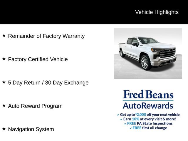 Certified 2024 Chevrolet Silverado 1500 High Country w/ High Country Premium Package AWD/4WD image 5