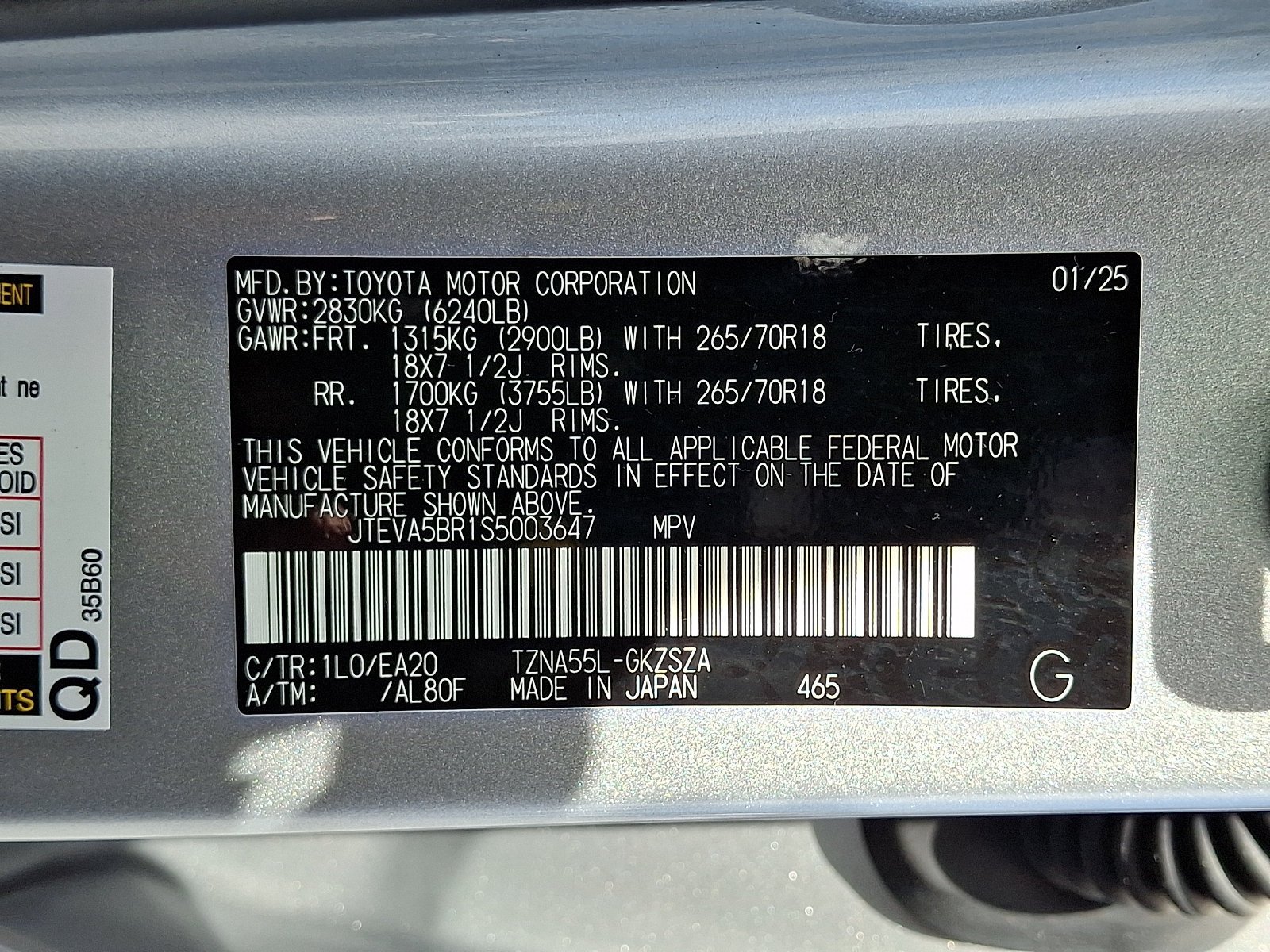 Certified 2025 Toyota 4Runner TRD Off-Road Premium w/ Tow Technology Package AWD/4WD image 28