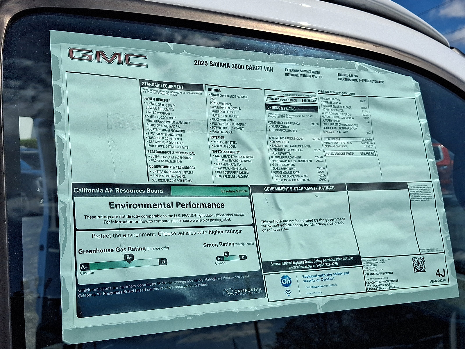 New 2025 GMC Savana 3500 w/ Driver Convenience Package image 22