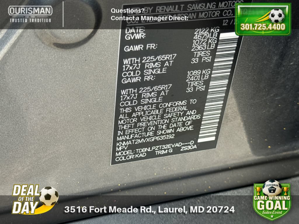 Used 2016 Nissan Rogue S w/ Appearance Package AWD/4WD image 27