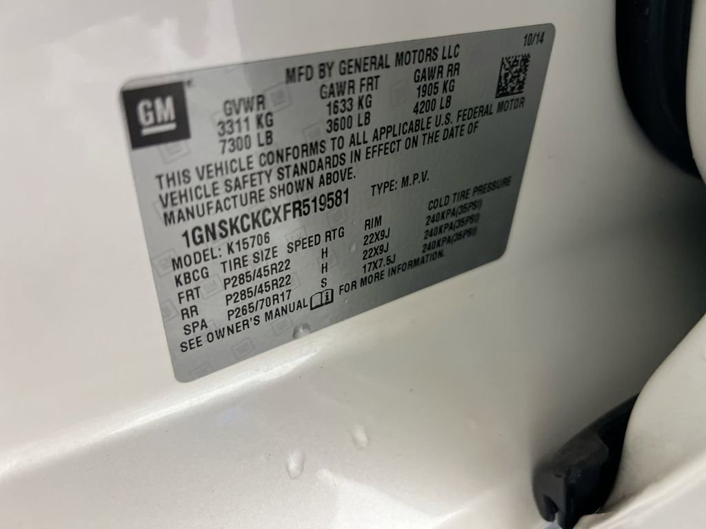 Used 2015 Chevrolet Tahoe LTZ AWD/4WD image 32