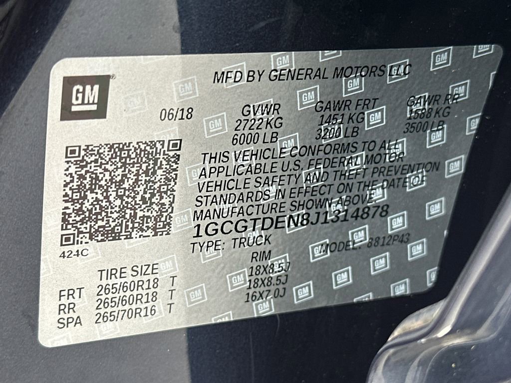 Used 2018 Chevrolet Colorado Z71 w/ Centennial Edition image 32