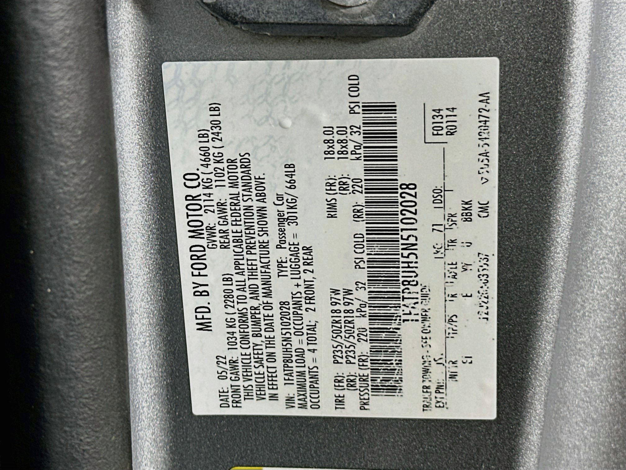 Used 2022 Ford Mustang Premium RWD image 12
