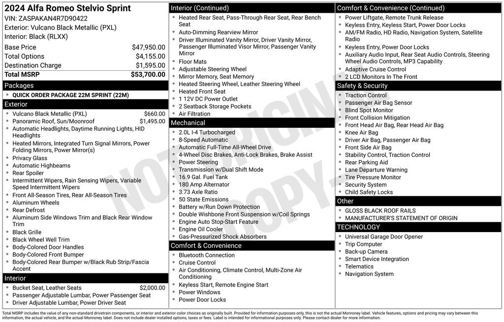 Used 2024 Alfa Romeo Stelvio Sprint image 17