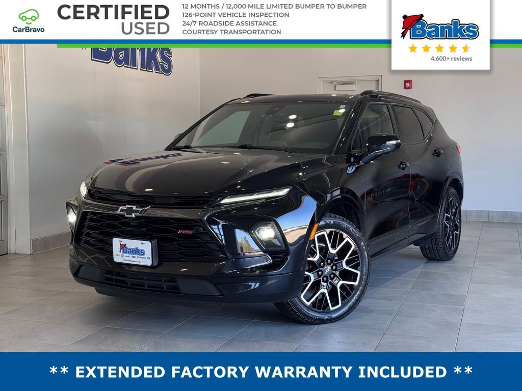 Certified 2023 Chevrolet Blazer RS w/ Driver Confidence II Package AWD/4WD video 1