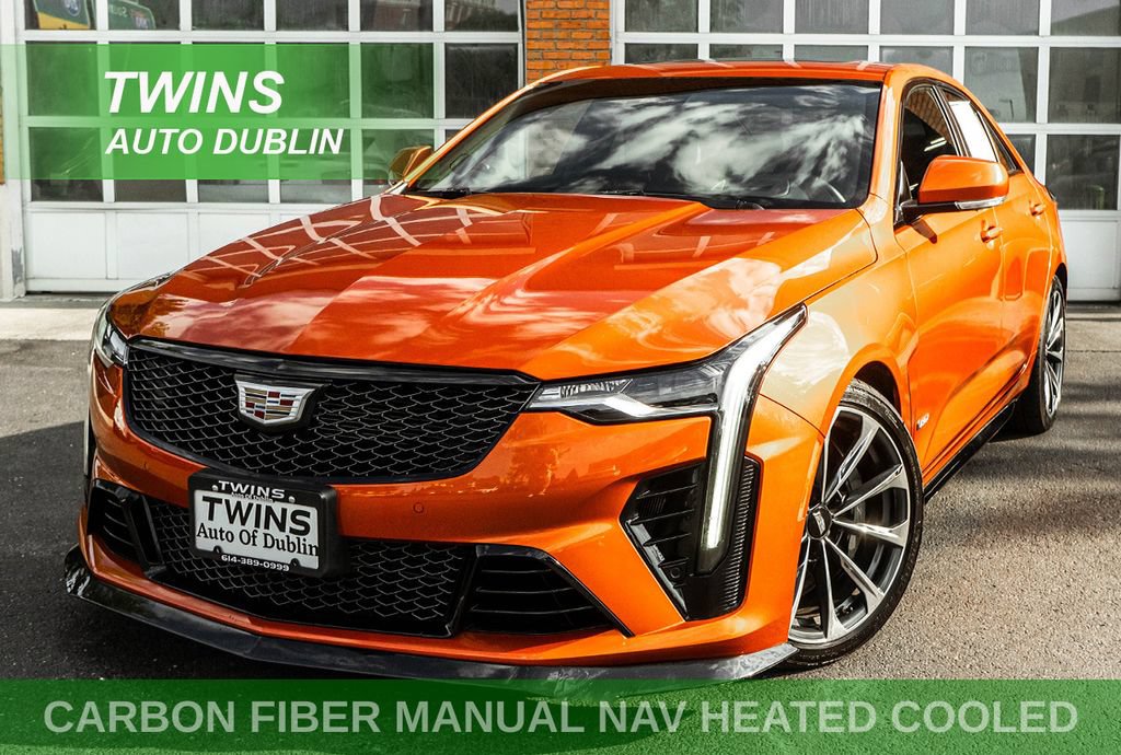 Used 2023 Cadillac CT4 V Blackwing w/ Technology Package RWD image 1