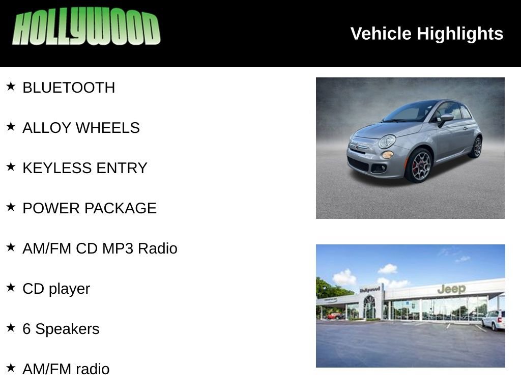 Used 2015 FIAT 500 Sport image 3