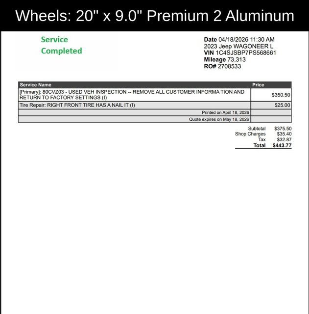 Used 2023 Jeep Wagoneer L Series II AWD/4WD image 9