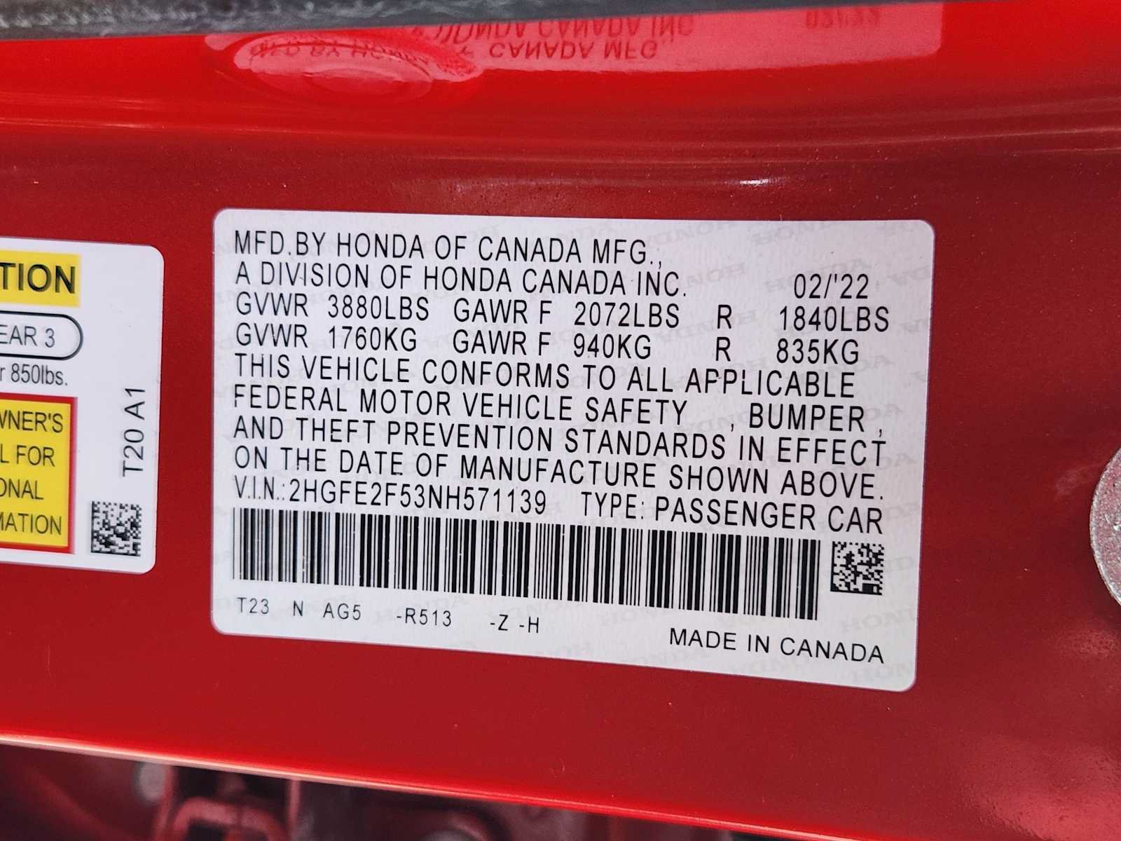 Used 2022 Honda Civic Sport image 32