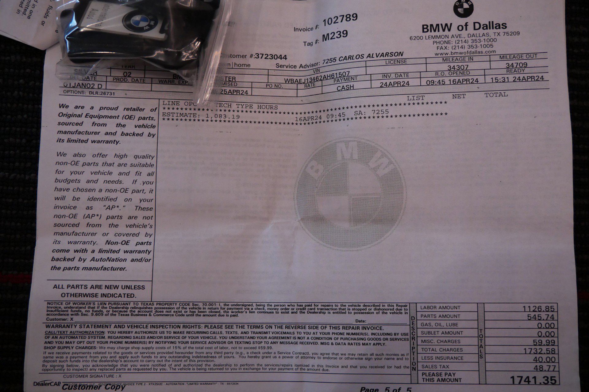 Used 2002 BMW Z8 RWD image 61