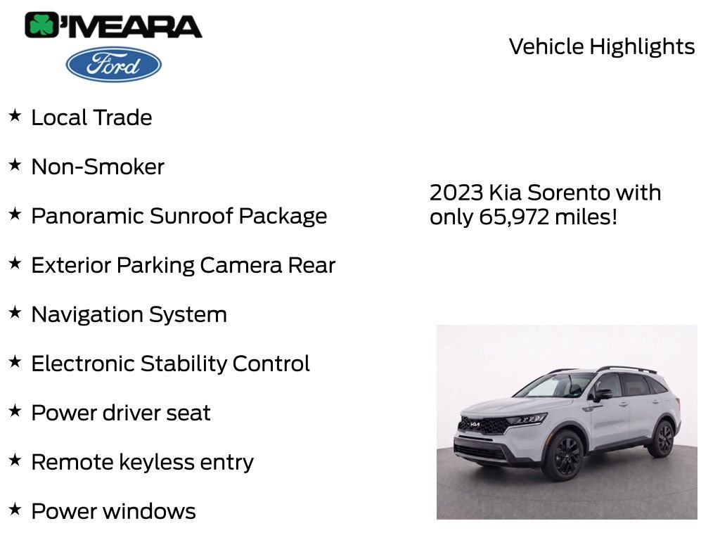 Used 2023 Kia Sorento S w/ Panoramic Sunroof Package AWD/4WD image 7