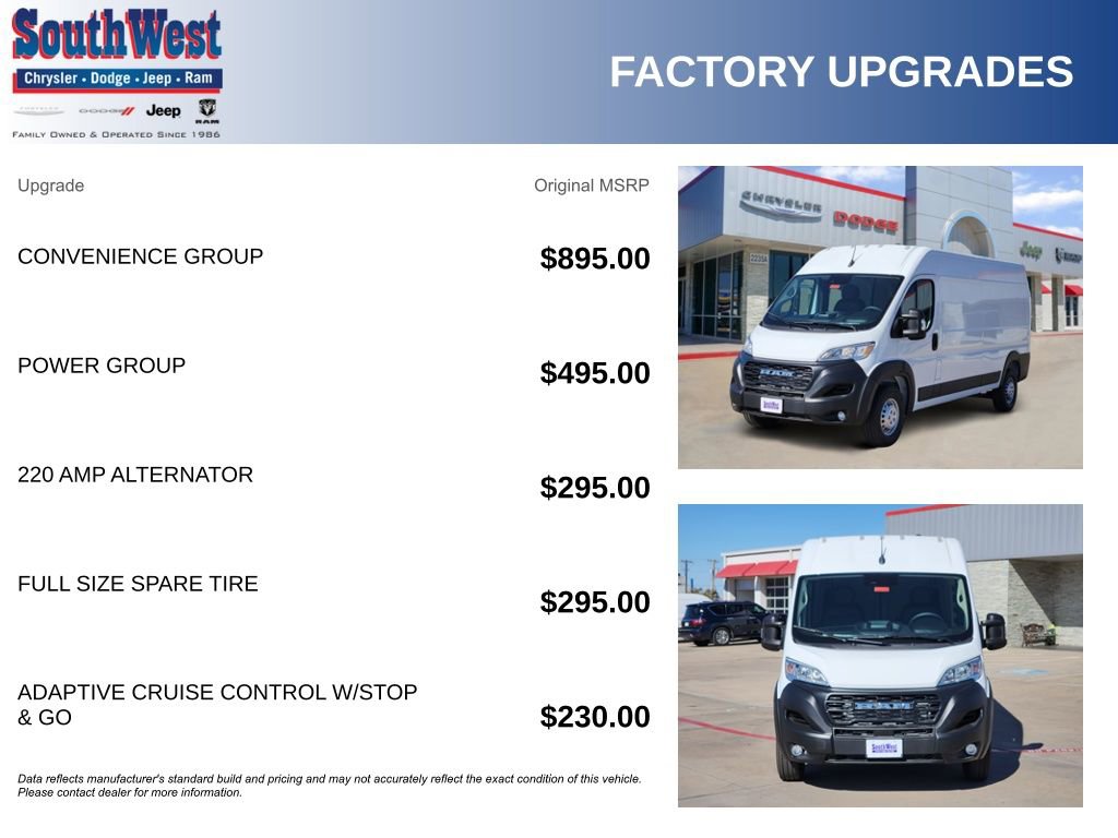 New 2026 RAM ProMaster 2500 w/ Convenience Group image 11