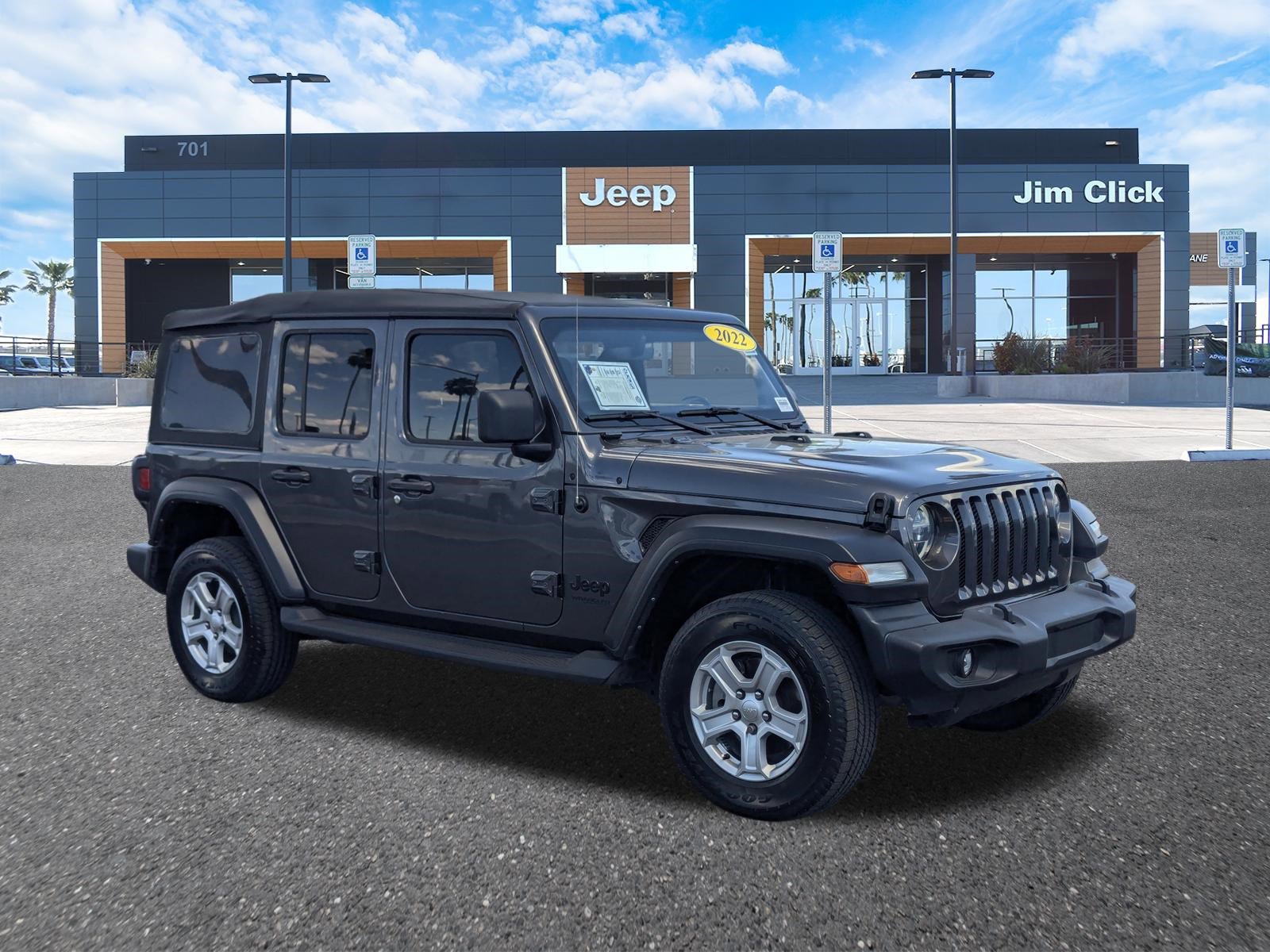 Used 2022 Jeep Wrangler Unlimited Sport image 1