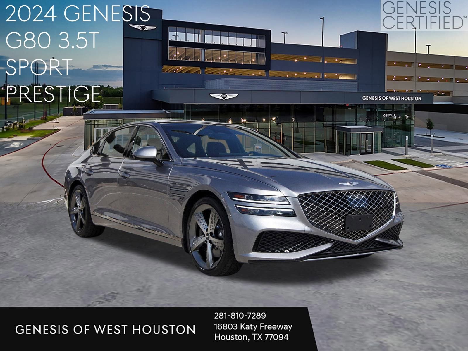 Used 2024 Genesis G80 3.5T Sport w/ Sport Prestige Package