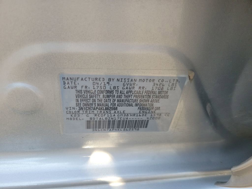 Used 2019 Nissan Versa SV image 35