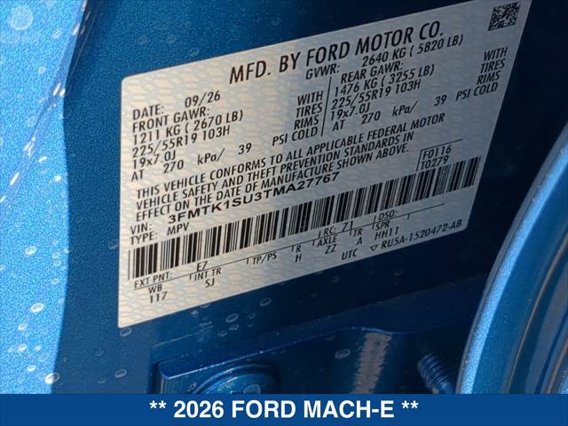 New 2026 Ford Mustang Mach-E Select w/ Comfort Package Lite AWD/4WD image 20